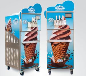 بستنی ساز آستیاژ بستنی ساز سه قیف آستیاژ
